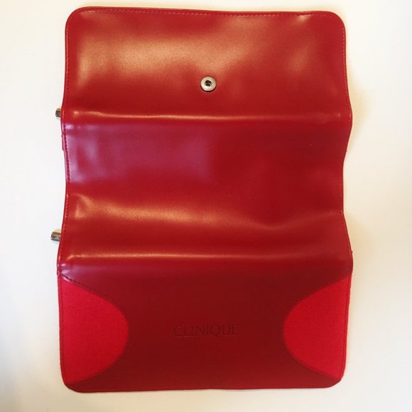 Travel Jewelry Organizer Clinique Nail Kit File Clippers Trifold Storage Holder - Picture 7 of 12